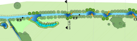 Auszug aus dem Gestaltungslageplan